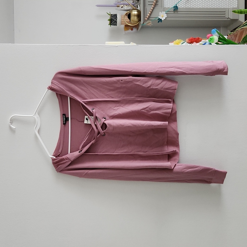 NWT Express Cropped Hoodie Size S